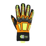 Industrial Impact Gloves Manufacturer - Custom Logo Mechanic Work