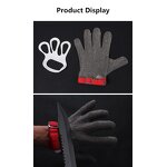 Metal Mesh Butcher Gloves Supplier - BSP A9 Guantes De Malla Acero Chain Mail