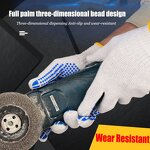 PVC Dotted Work Gloves Supplier - Custom Dotted Construction Blue Dotted