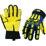Winter Work Impact Gloves Supplier - Cheap Breathable Construction Cotton Mens
