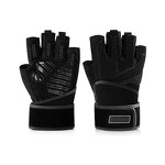 Cycling Gym Gloves Factory - Hot Sale Custom Logo Leather Weight Lifting