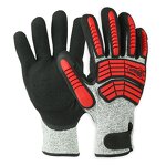Impact Safety Gloves Supplier - Heavy Duty Nitrile Coated Oilfield Tpr Mechanic