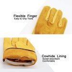 Waterproof Work Gloves Factory - Custom Logo Cowhide Sheepskin Construction
