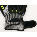 Cut Resistant High Impact Gloves Manufacturer - EN388 TPR Sandy Nitrile Coated
