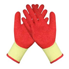 Knitted Working Gloves Manufacturer - Hot Selling An-slip Latex Safety Industry