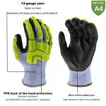 Impact Work Gloves Supplier - Cut Resistant Impact Resistance Winter