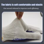 PVC Dotted Work Gloves Supplier - Custom Dotted Construction Blue Dotted