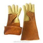 Welding Leather Safety Gloves Factory - Heat Resistant Mitts Tig Welder Long Sleeve