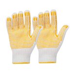 PVC Dotted Work Gloves Supplier - Cotton Yarn Breathable Knitted Wholesale