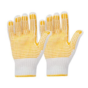 PVC Dotted Work Gloves Supplier - Cotton Yarn Breathable Knitted Wholesale