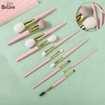 Makeup Brush Set Manufacturer - OEM Custom 10 Pc Synthetic Natural Hair Flower