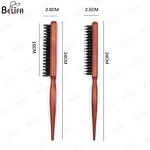 Hair Brush Manufacturer - OEM/ODM New Natural Boar Bristle Anti-Static Wood