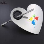 Makeup Palette Manufacturer - Wholesale Butterfly Heart Stainless Steel Mixing