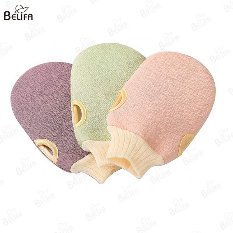 Exfoliating Gloves Manufacturer - OEM/ODM Hot Selling Two-sided Body Cleaning Mitt