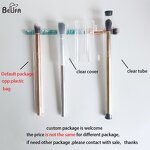 Tapered Makeup Brush Manufacturer - OEM/ODM Pink Crystal Clear Handle Fluffy