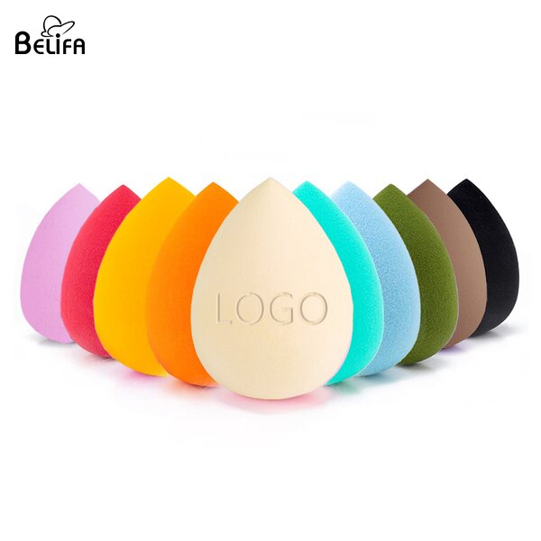 Makeup Sponge Manufacturer - OEM Custom 3D Blender Tear Drop Egg Shape Non-Latex