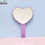 Makeup Mirror Manufacturer - OEM Custom Plastic Heart Shape with Handle