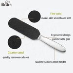 Foot File Manufacturer - OEM/ODM 10pcs Sandpaper Replacement Double Sided Metal