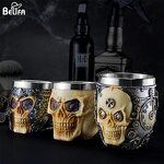 Shaving Brush Manufacturer - OEM/ODM Vintage Facial Clean Professional Skull