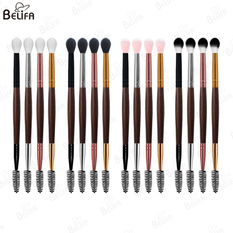 Eyelash Cleansing Brush Manufacturer - OEM Custom Dual Ended Eye Crease Shadow Brush