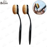 Foundation Brush Manufacturer - OEM/ODM New Toothbrush Type Black Bent Powder