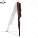 Teasing Hair Brush Manufacturer - OEM Custom Wood Handle Salon Hairstyling Comb