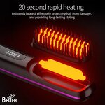 Hair Straightener Brush Manufacturer - OEM Custom Heated Wireless USB Rechargeable