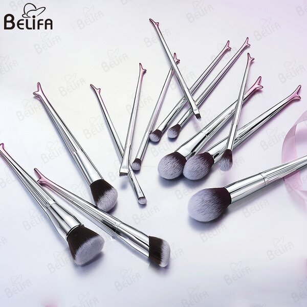 Makeup Brush Manufacturer - OEM Custom 10pcs High-heeled Synthetic Hair Brush