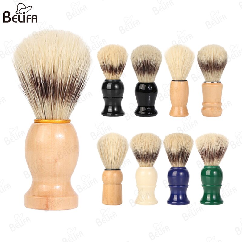 Shaving Brush Manufacturer - OEM/ODM New Hair Foam Beard Brush Bristle Wooden