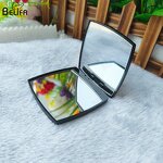 Compact Mirror Manufacturer - OEM Custom Mini Black Foldable Square Pocket