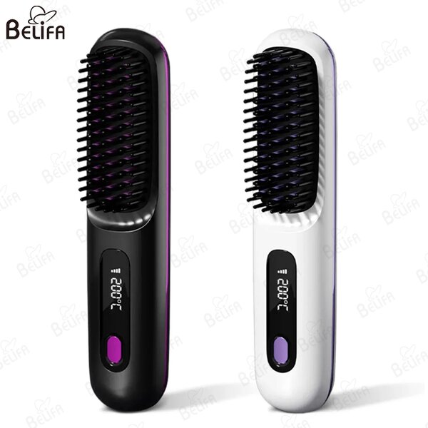Electric Hair Straightener Comb Manufacturer - OEM/ODM New Design USB Rechargeable