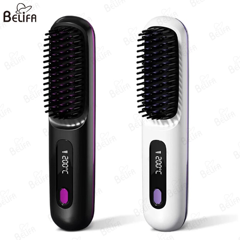 Electric Hair Straightener Comb Manufacturer - OEM/ODM New Design USB Rechargeable