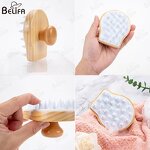 Scalp Scrubber Brush Manufacturer - OEM/ODM Eco-friendly Wooden Silicone Soft Bamboo