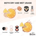 Makeup Sponge Manufacturer - OEM/ODM Fruit Orange Watermelon 6Pcs Triangle