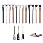 Eyelash Cleansing Brush Manufacturer - OEM/ODM Metal Plastic V Shape Swoop Curved