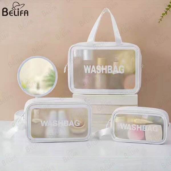 Makeup Bag Manufacturer - OEM/ODM Portable Waterproof PU Transparent Clear