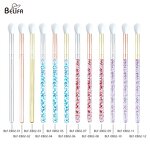 Tapered Makeup Brush Manufacturer - OEM/ODM Pink Crystal Clear Handle Fluffy