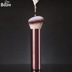Dual Ended Brush Manufacturer - OEM/ODM Hot Selling Coffee Color Highlight Bronzer