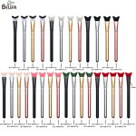 Eyelash Cleansing Brush Manufacturer - OEM/ODM Metal Plastic V Shape Swoop Curved