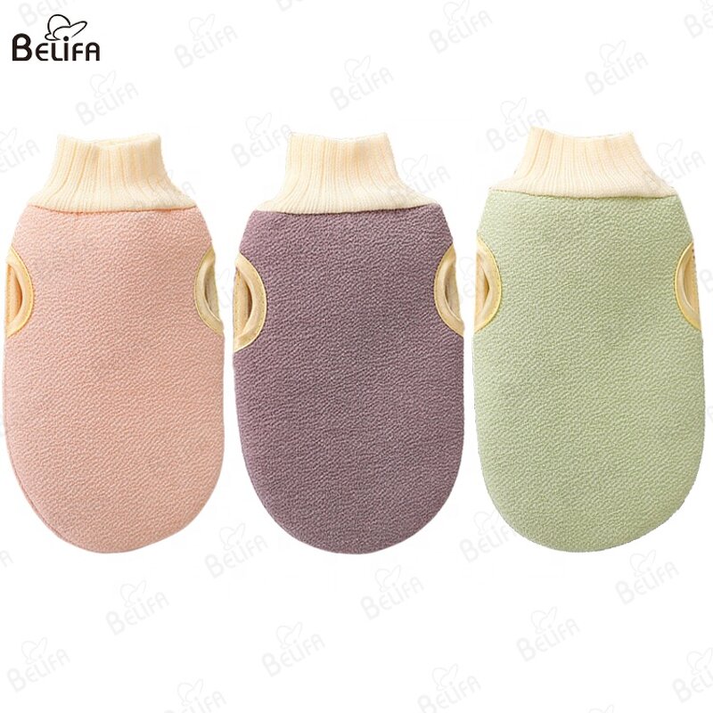 Bathing Gloves Manufacturer - OEM/ODM Hot Selling Two-sided Body Cleaning Scrub