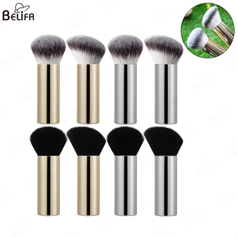 Kabuki Brush Manufacturer - OEM/ODM Luxurious Soft Synthetic Goat Hair Powder