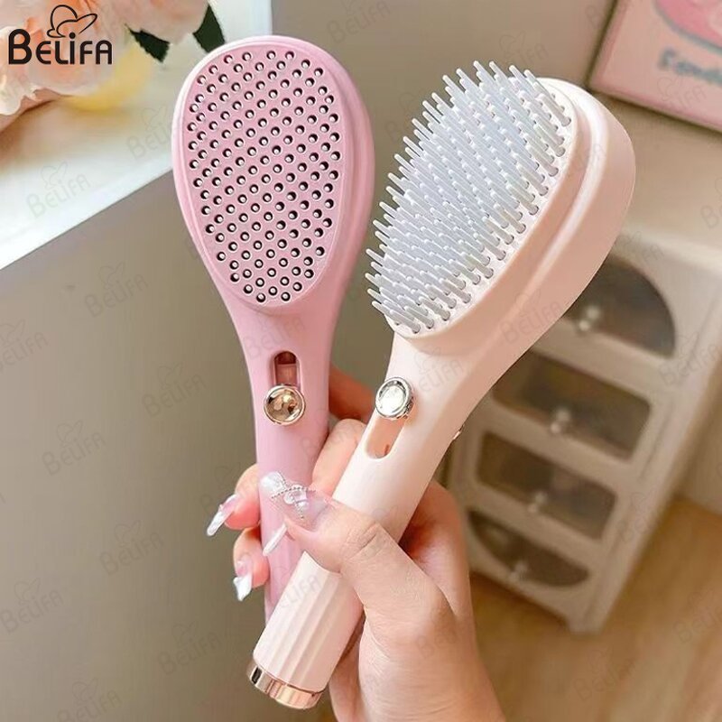 Self Cleaning Hair Brush Manufacturer - OEM/ODM New Retractable Anti-static Scalp