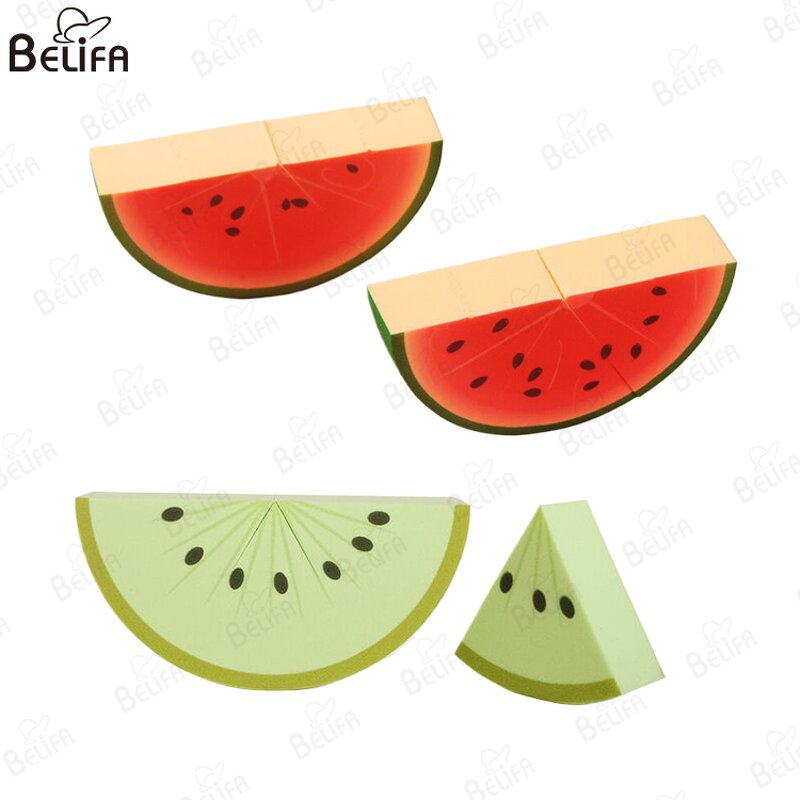Makeup Sponge Manufacturer - OEM Custom Fruit Orange Watermelon 6Pcs Blender