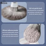 Makeup Brush Set Manufacturer - OEM Custom 14pcs Silver Grey Plastic Handle Set