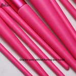 Makeup Brush Set Manufacturer - OEM Custom 10 PCS Pink Cosmetic Brush Kit