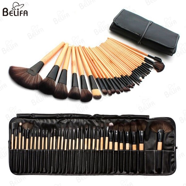 Makeup Brush Set Manufacturer - OEM/ODM Hot Selling 32 Pcs Professional Set Bag