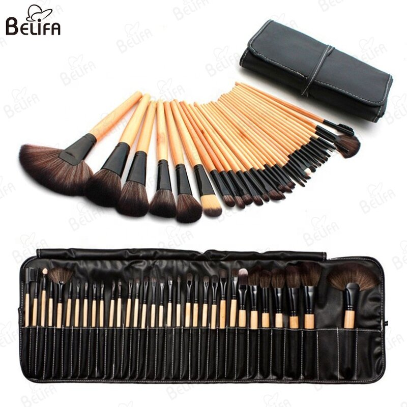 Makeup Brush Set Manufacturer - OEM/ODM Hot Selling 32 Pcs Professional Set Bag