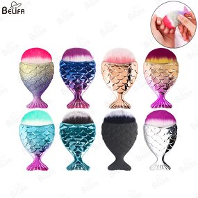Nail Brush Manufacturer - OEM/ODM New Manicure Fishtail Bottom Cosmetic Dust