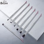 Makeup Brushes Manufacturer - OEM/ODM High-heeled Conical Gradient Silver Handle