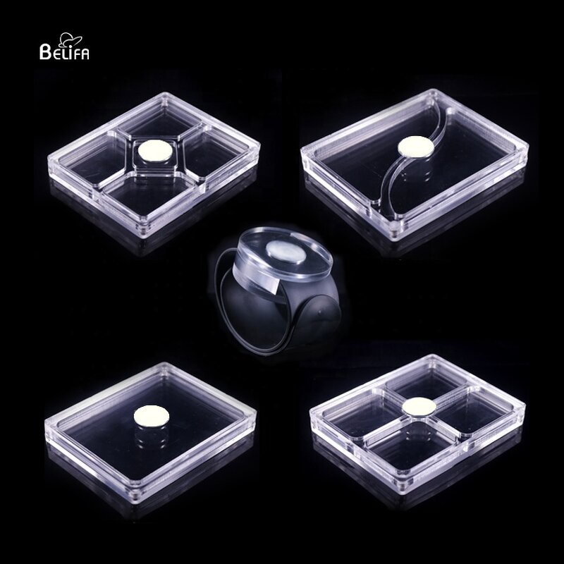 Makeup Mixing Palette Manufacturer - OEM/ODM Patent Magnetic Clear Acrylic with Lid